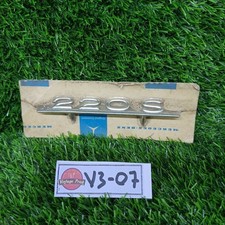 Nos Oem Mercedes-benz 220s Rear Emblem Underline Ponton W180 A1018170214 Germany Nos Oem Mercedes-benz 220s Rear Emblem Underline Ponton W180 A1018170214 Germany