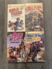 Lot of 4 vintage "ABLE TEAM" series by Dick Stivers