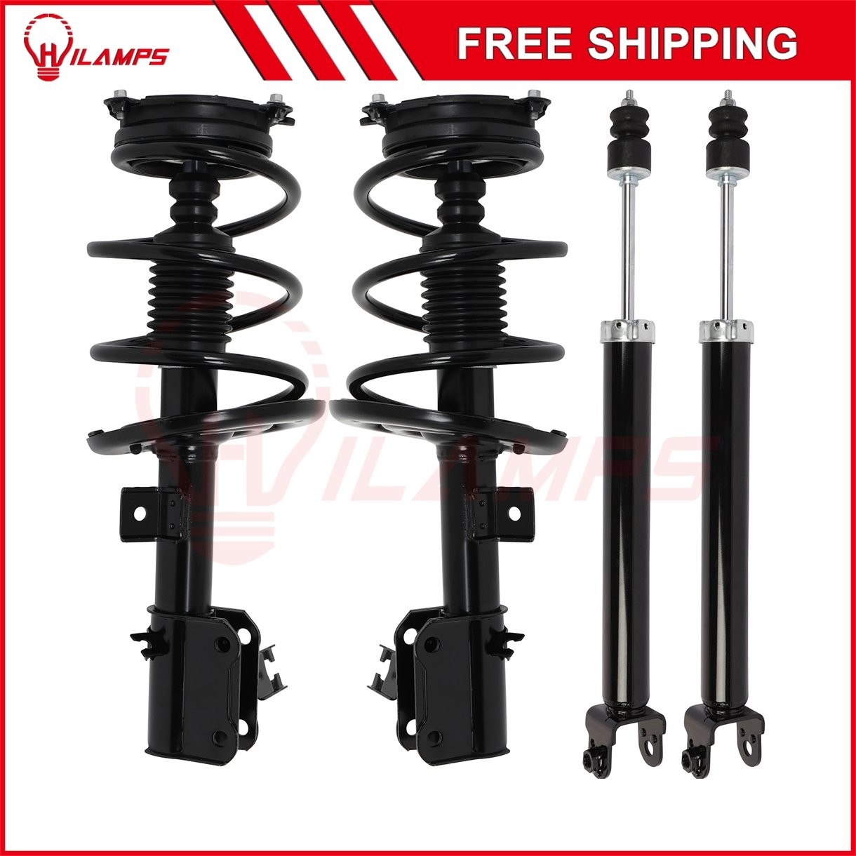 4 Pcs Fits Nissan Altima 2013-2017 Complete Springs Struts Assemblies & Shocks