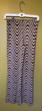 Urban Outfitters stretchy flair pants. Brown wavy pattern. Small/P