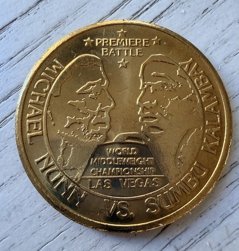 Michael Nunn Vs. Sumbu Kalambay Premiere Battle Bronze Coin Las Vegas 89