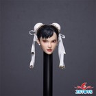 物品图片。显示物品刊登详情页面。物品刊登：Z6TOYS 1/6 Chun Li Eyes that move Head Sculpt Action Figure Model Toys In Stock