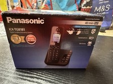Panasonic Phone Digital Cordless Answering System KX-TG8181 Black