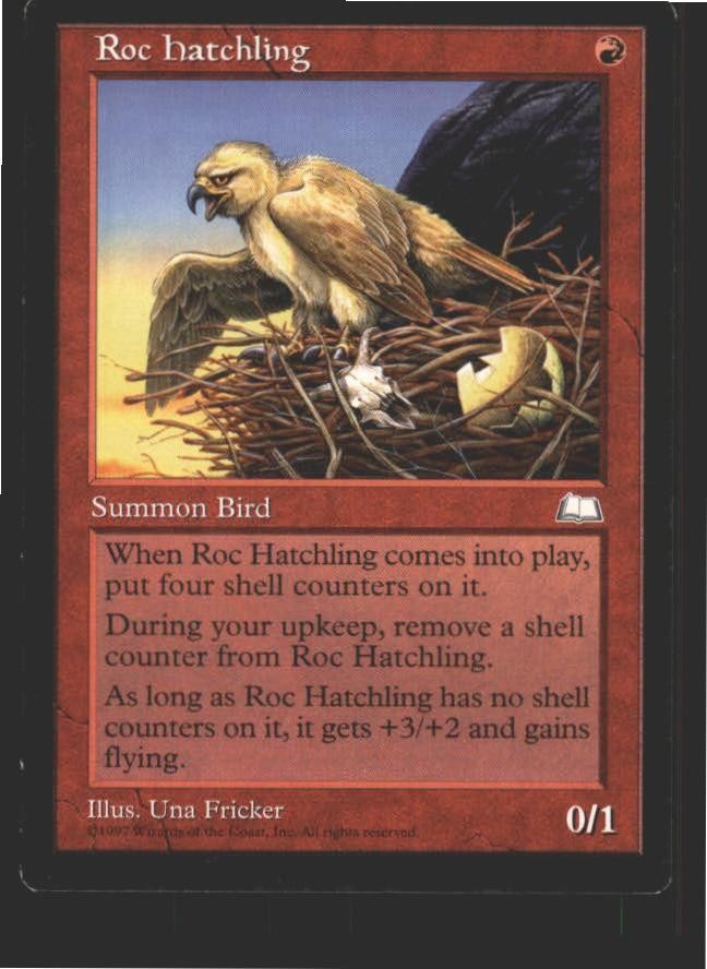 Roc Hatchling Uncommon Weatherlight Magic: The Gathering Lightly Played