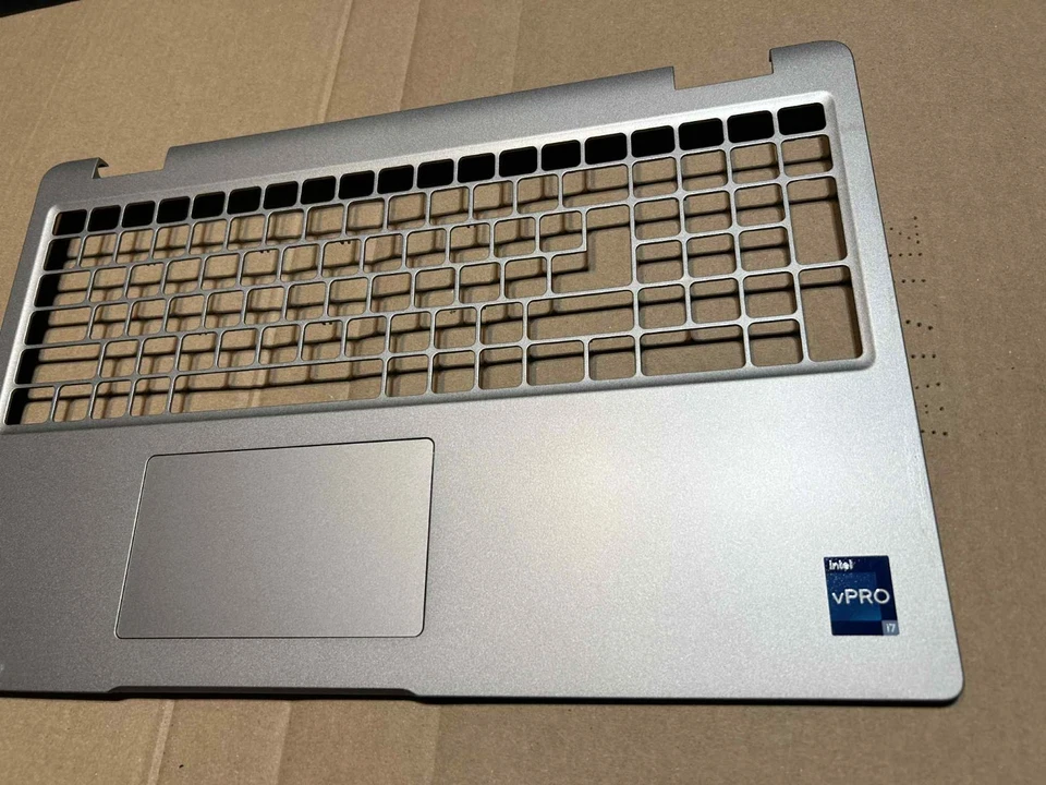 Dell Precision 3580 M3580 reposamanos estuche superior panel táctil N1Y6M 0N1Y6M plateado Foto 3 de 4