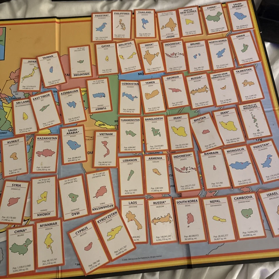 10 Days In Asia Connection Making Strategy Board Game Out Of The Box Games - Image 4 of 4