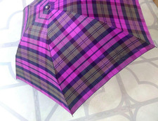 Vivienne Westwood Orb Check Pattern Three-fold umbrella made in UK Unisex