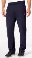 Champion Men's Powerblend Fleece Pants In Navy Size S New