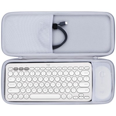 Hard Carry Case with Logitech Pebble Keys 2 Combo K380s K380 Keyboard + M350 ...