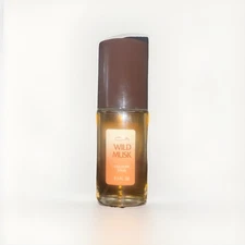 Vintage 1980s Coty Pfizer Wild Musk Perfume Cologne Spray  2.5 Oz