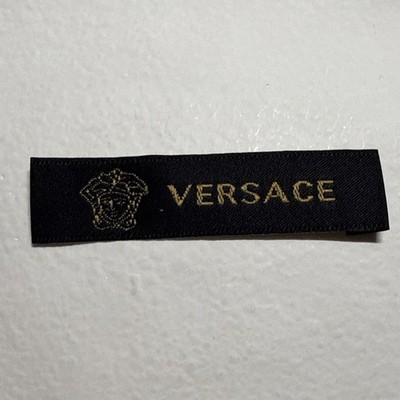 Versace 1 Designer Tag LABEL Replacement Sewing Accessories 5.5 X 1.3 cm