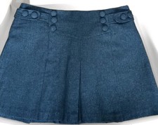 Women's JASPER CORAN Mini Skirt Size 14 BNWOT Grey Wool Pinstripe