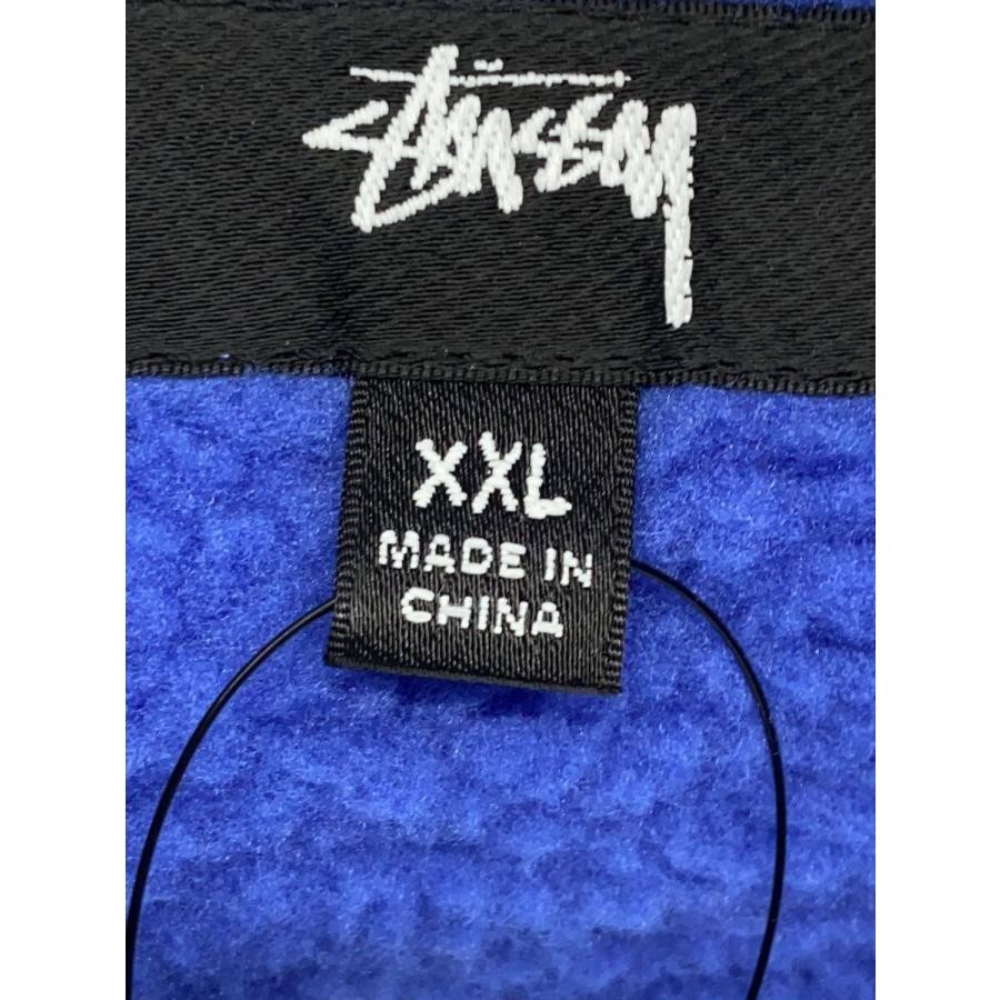 STUSSY Fleece Jacket XXL Polyester 118453 HALF ZIP MOCK NECK Men 4723 thumbnail 4