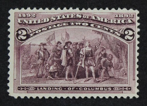 CKStamps: US Stamps Collection Scott#231 2c Columbian Mint LH OG