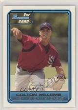 2006 Bowman Draft Picks White 208/225 Colton Willems Colten #DP8 z6b
