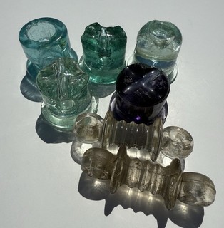 May And Bigly Inc. Glass Insulator Pins