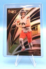 2025 Panini Select - Club Level Bo Nix #211 Silver Prizm