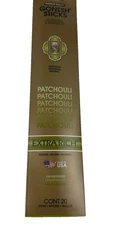Gonesh Incense Sticks - Patchouli - 20 Sticks Per Pack Extra Rich