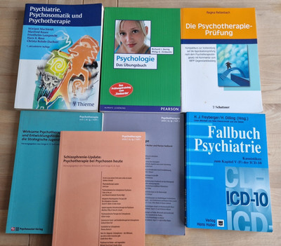 Psychiatrie Psychosomatik Psychotherapie Sammlung Thieme und weitere Fachbücher