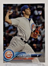 2018 Topps #572 - Dillon Maples RC - Chicago Cubs - Near Mint