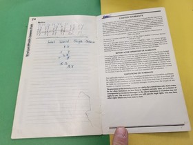 Lost World: Jurassic Park (Sega Saturn, 1997) Manual Only 