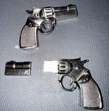 16G 32G 64G Metal Revolver Gun Model USB 2.0 Flash Drive Memory Stick Pen Drive