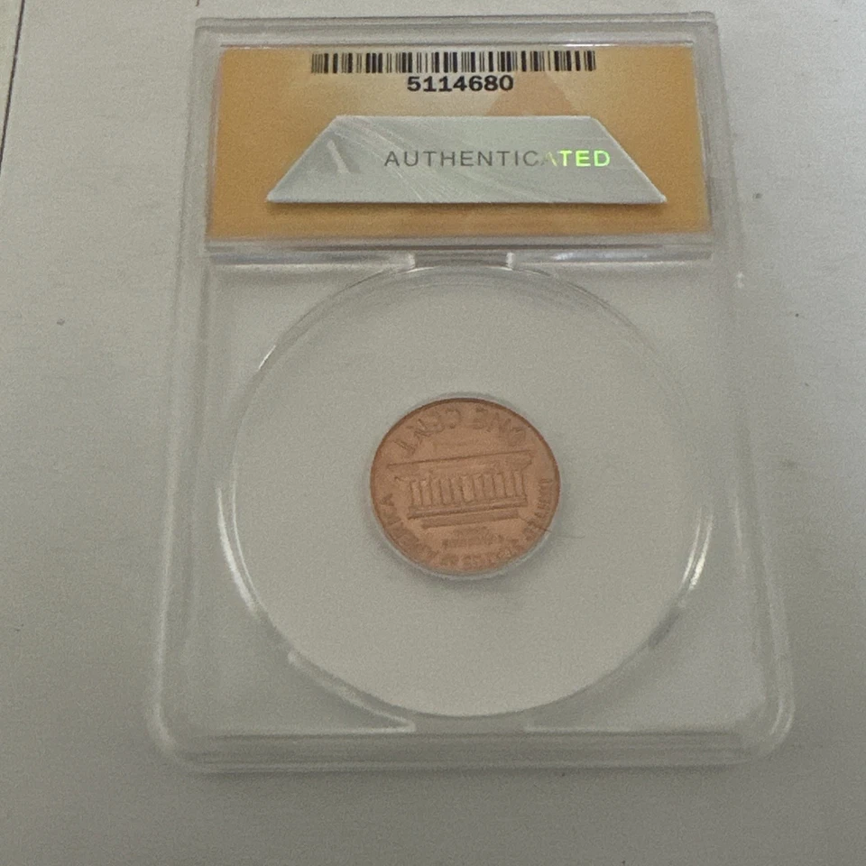 TOP 100 Error 1970 S/S Large Date Lincoln ANACS MS 64 RED RPM-1   A MUST HAVE!!! - Image 2 of 2