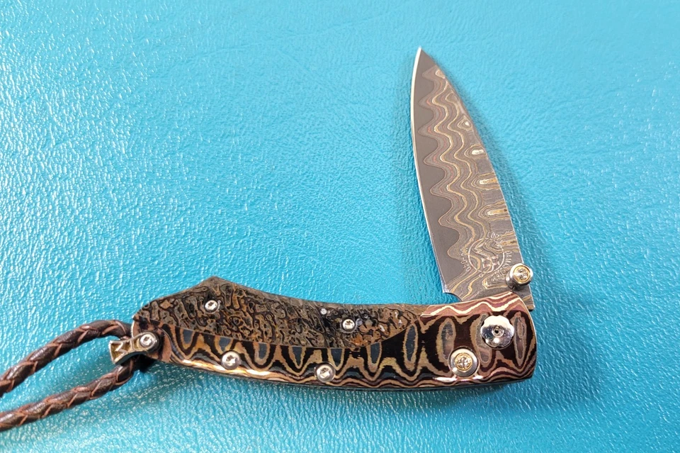 Cuchillo Plegable William Henry Modelo B04-WMMC Onda Cobre Damasco Pikatti TR579 Foto 4 de 4