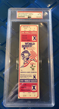 1980 WORLD SERIES Full Ticket PSA 8 NM-MINT, Phillies, POP 2, ONLY 1 Higher!!!