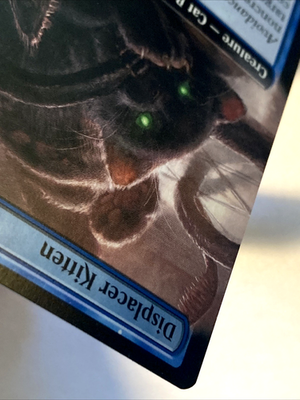MTG Displacer Kitten (Extended Art) Battle for Baldur's Gate 560