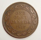 1917 Canada Large Cent — photo from another recent sale