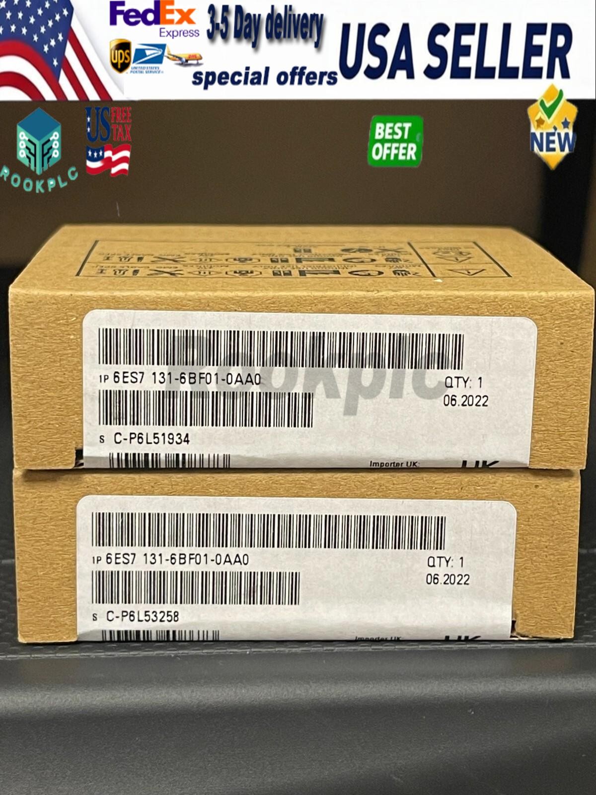 New Siemens 6ES7131-6BF01-0AA0 6ES71316BF010AA0 ET 200SP Digital input module