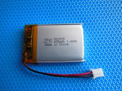 Akku Lipo 400mAh 502535  3.7V PCB PH2.0  2 Pin