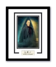 Star Trek Patrick Stewart Autographed 11x14 Framed Photo Captain Picard ACOA