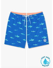 Chubbies The Secret Tides Youth Magic Classic Mesh Lined Swim Trunks Sharks XL