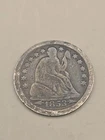 1853 Seated Liberty Silver Dime 10c