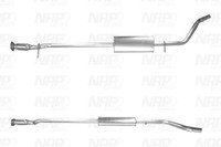 Abgasrohr NAP CarPARTS CAC10608 Passend FüR Fiat