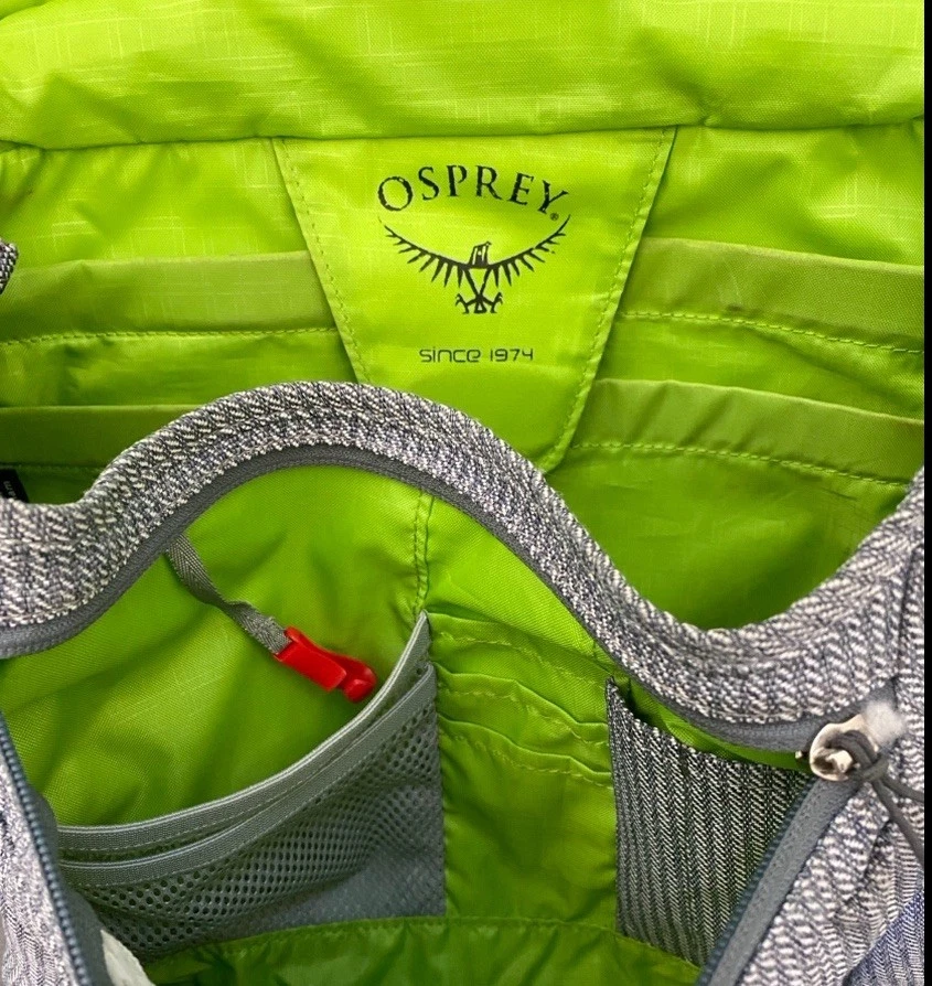 Mochila Osprey Pixel Port Gris Espiga Logo Scopely Laptop Tech Bag Rara Foto 2 de 4