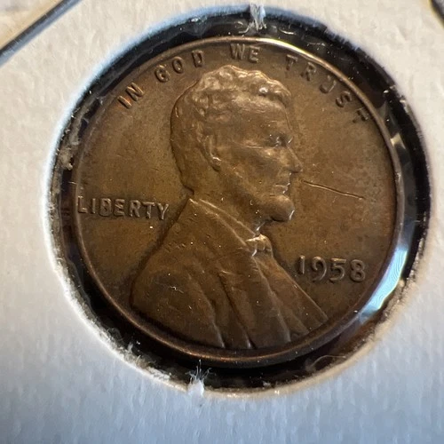 1958 P Lincoln Wheat Penny Cent No Mint Mark - Philadelphia Mint RD Free Ship