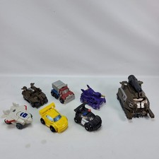 Hasbro Transformers Bot Shots Lot Optimus Prime Bumblebee Shockwave Figures 7pc
