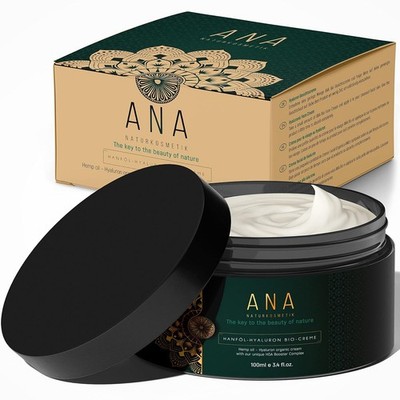 EINFÜHRUNGSPREIS- BIO Hyaluronsäure Anti-Aging Feuchtigkeitscreme 100ml - H