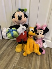 Mickey Mouse Plush Toy Lot Vintage Lot of 3