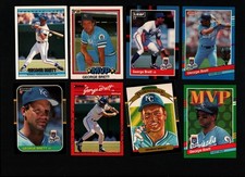 George Brett   1981 1987 1988 1990 1991 1992  Donruss Leaf  Baseball Cards