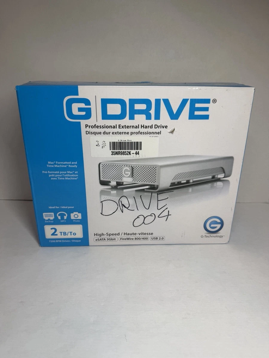 G-Technology External Hard Disk Drives USB 3.0 USB Specification