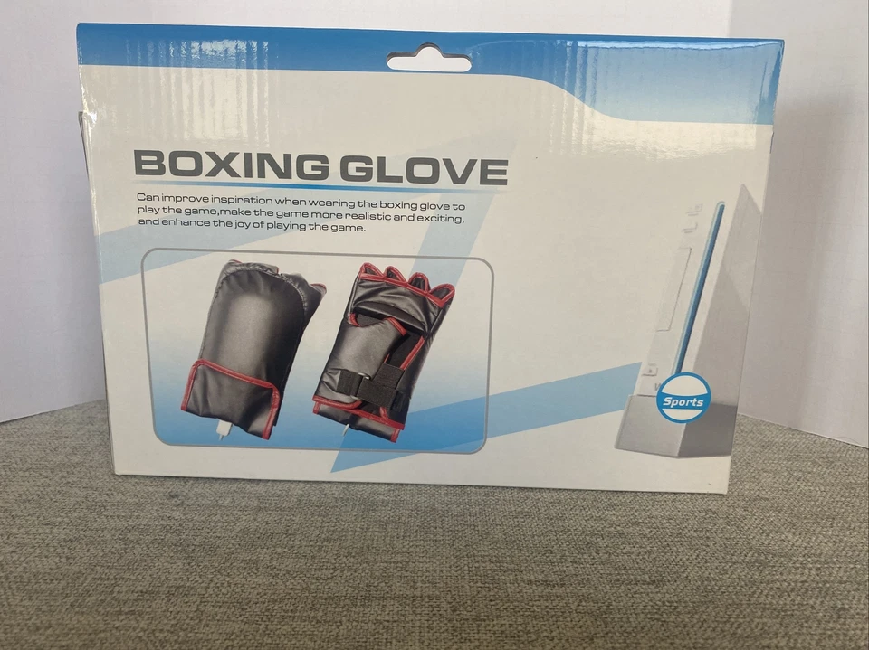 Nintendo Wii CTA Boxing Gloves - Black w/ Red Trim - Image 4 of 4