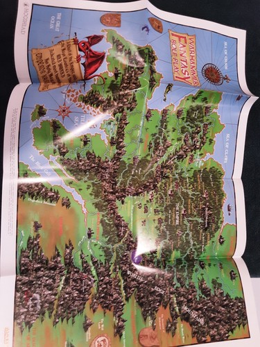 Games Workshop: Warhammer Fantasy RPG softcover NM + Poster Map: Hogshead - Picture 2 of 2