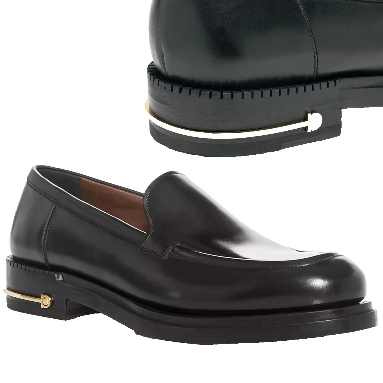 Salvatore Ferragamo Solid Dress Shoes for Men