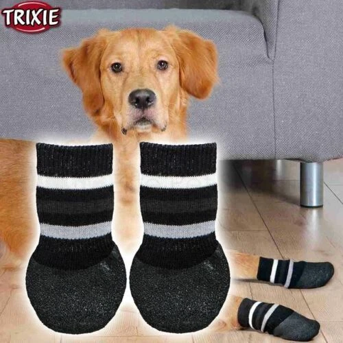 Trixie Injured Dog Socks Non Slip Socks Heal Wounded Paw Dog Boot Care  Injury