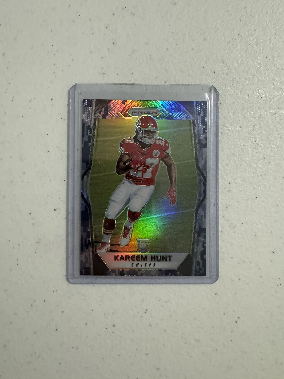 Kareem Hunt 2017 Prizm Camo Rookie /25 Kansas City Chiefs