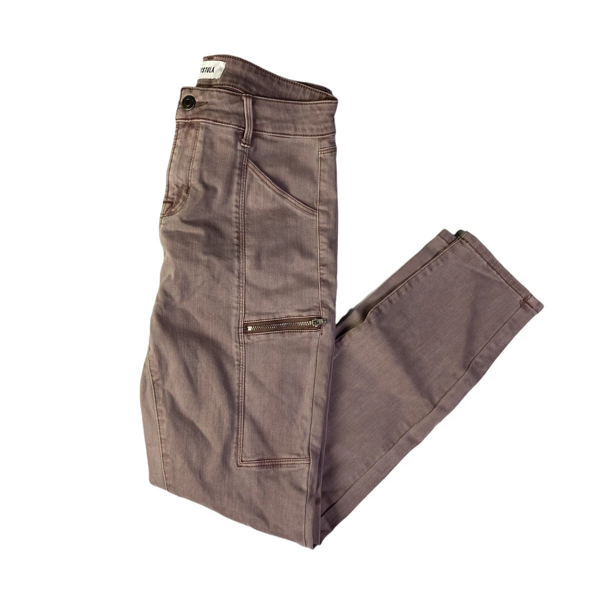 Pistola topanga cargo zipper detail skinny pant sale